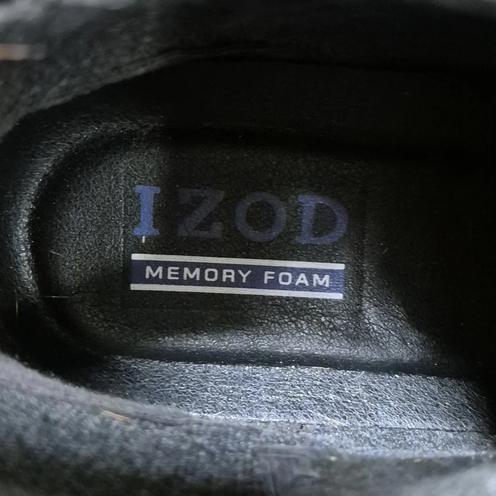 IZOD Men's PALMER Chukka Boots Black Casual Shoes Size 12